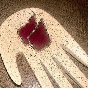 Kendra Scott Alex Earrings in Burgundy